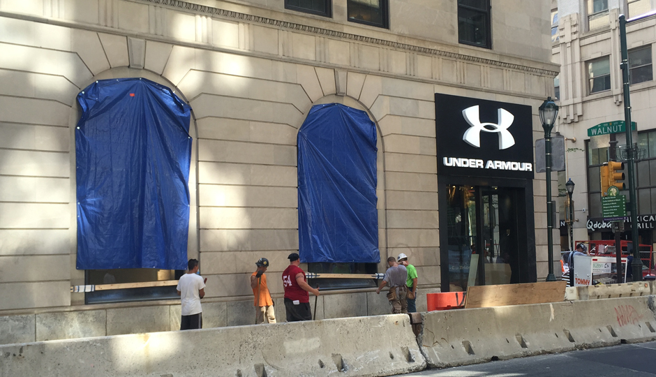 Walnut Street's new Under Armour Brand House