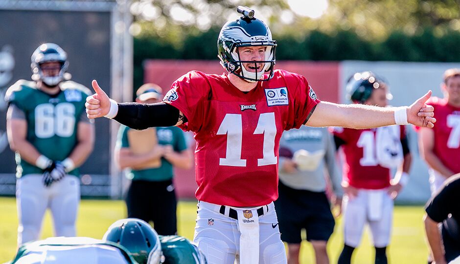 Carson Wentz. (Jeff Fusco)