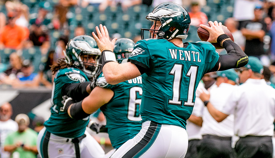 Carson Wentz. (Jeff Fusco)