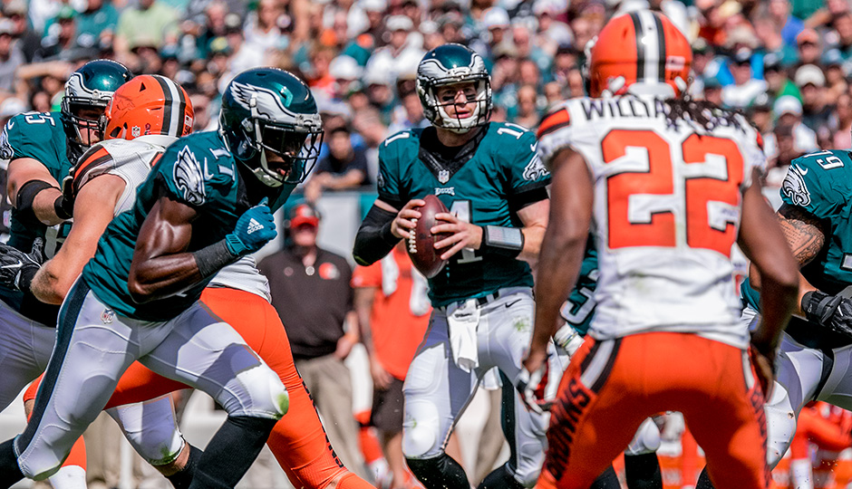 Carson Wentz. (Jeff Fusco)