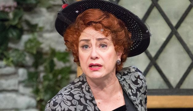 Mary Martello in Mrs. Warren's Profession at Lantern Theater. (Photo by Mark Garvin)