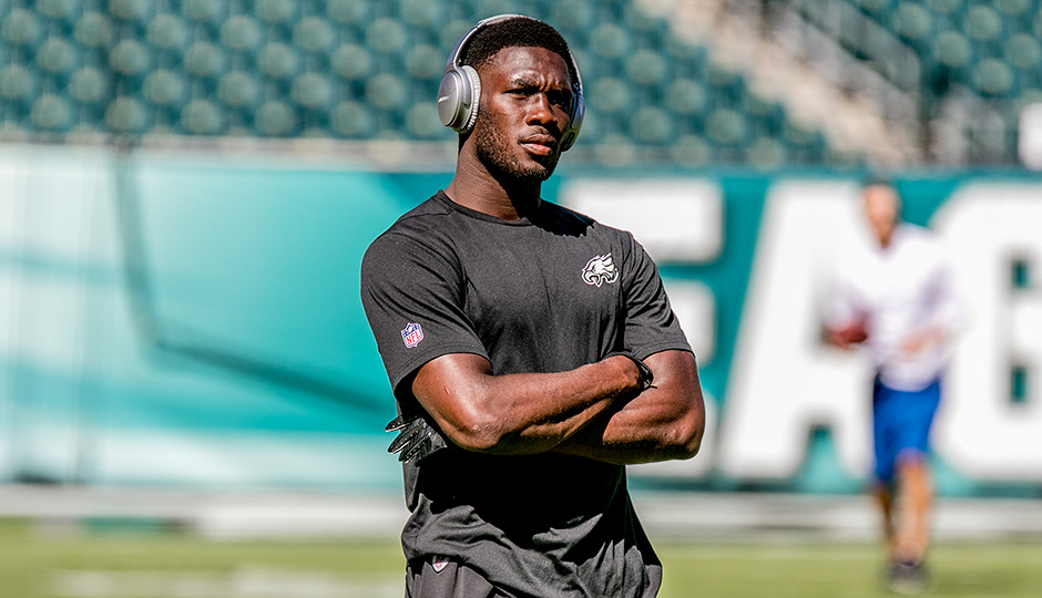 Nelson Agholor. (Jeff Fusco)