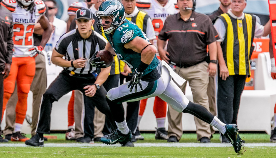 Zach Ertz. (Jeff Fusco)