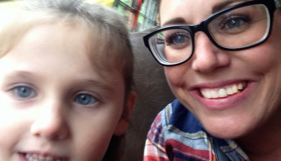 NavyAnna Jackowski and her mom, Kristin, who launched the Change.org petition to bring autism-friendly checkout lanes to Target and other big-box stores.