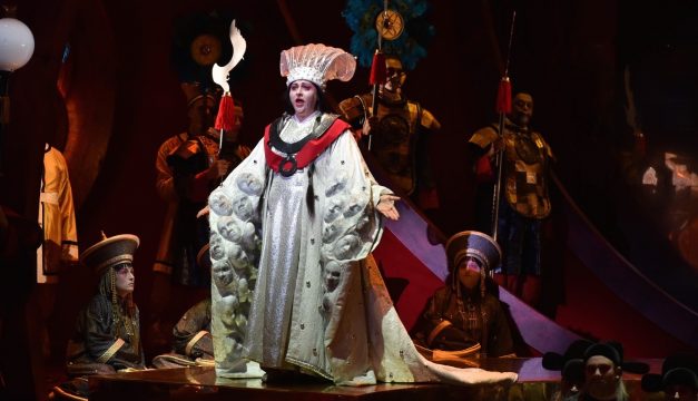 Christine Goerke in Opera Philadelphia's Turandot. (Kelly & Massa Photography)