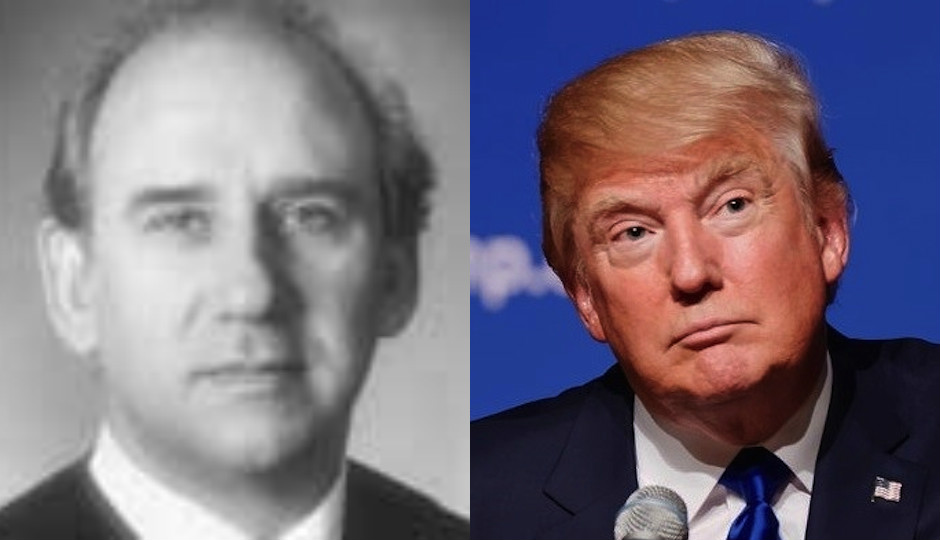 L: Judge Allan Tereshko (Photo via LinkedIn) R: Donald Trump (Photo by X)