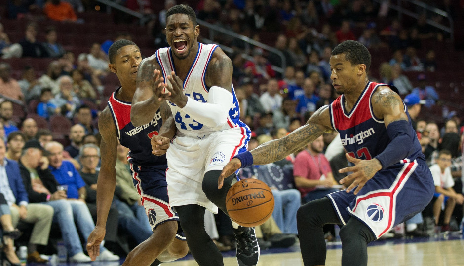 Brandon Paul is among the players fighting for the Sixers final roster spot | Bill Streicher-USA TODAY Sports