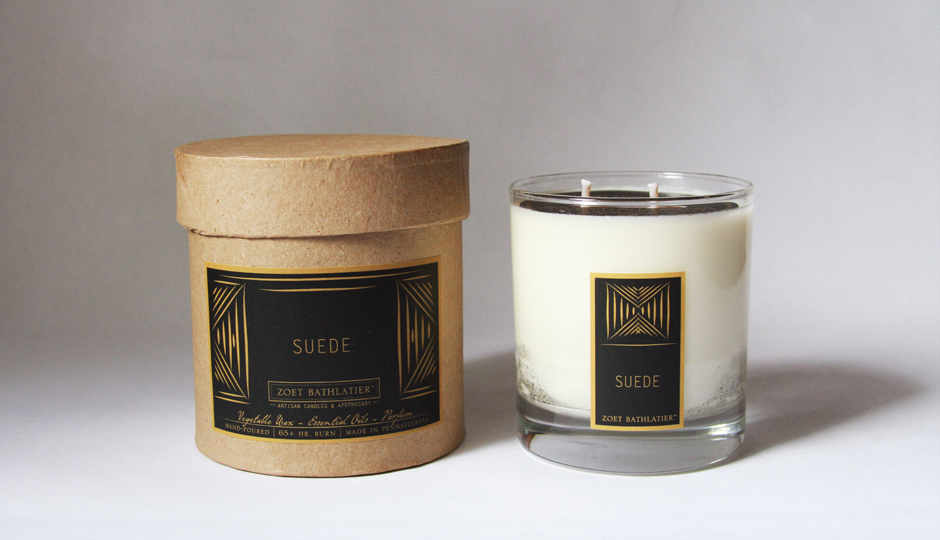 Suede Candles | Photo courtesy Zoet 