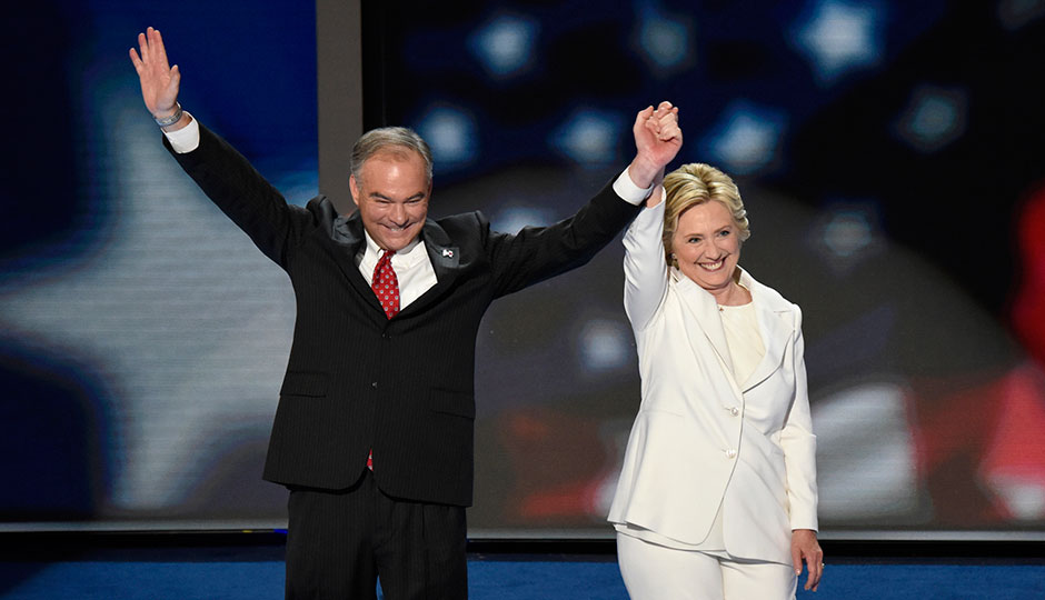 Tim Kaine; Hillary Clinton