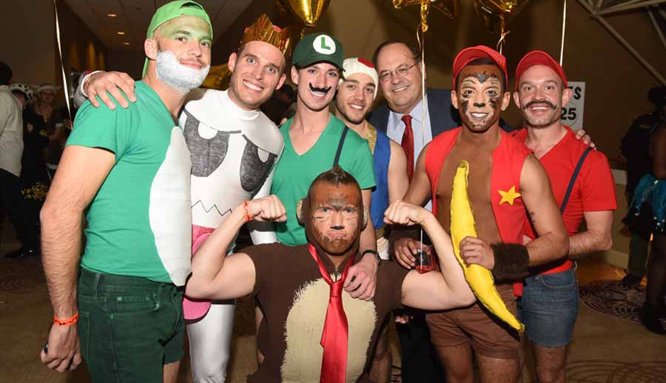 Allan Domb and friends at last year's Henri David Ball | Photo by HughE Dillon