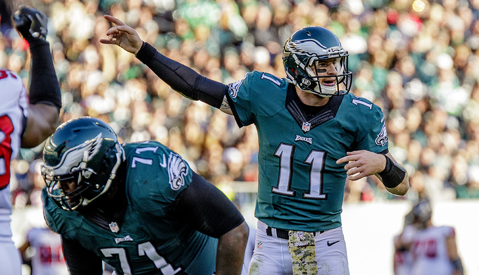 Carson Wentz. (Jeff Fusco)