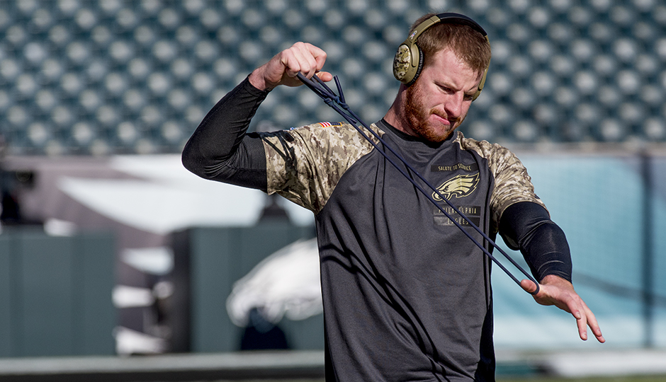 Carson Wentz. (Jeff Fusco)