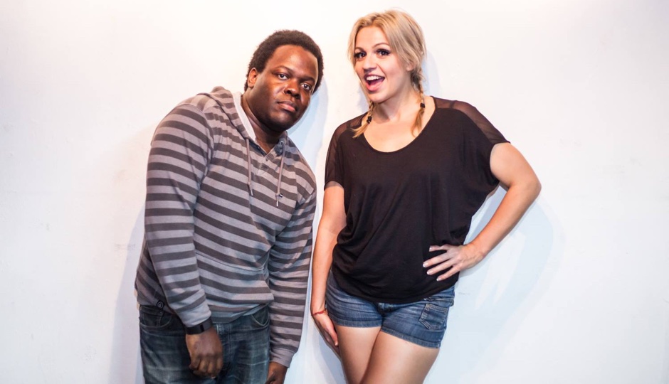 Dr. Timaree Leigh and real life comedian, Darryl Charles.