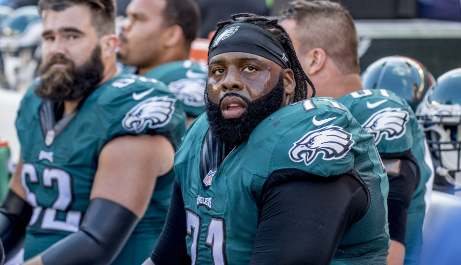 Jason Peters. (Jeff Fusco)