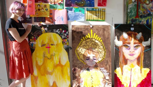 Phoebe Hort, a student at One River School, will show her work at Savery Gallery on Saturday. 