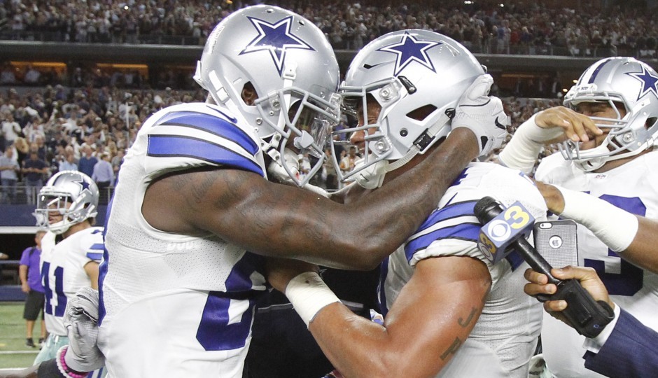 Dez Bryant and Dak Prescott. (USA TODAY Sports)