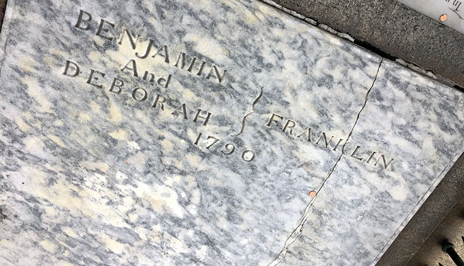 Ben and Deborah Franklin's Grave