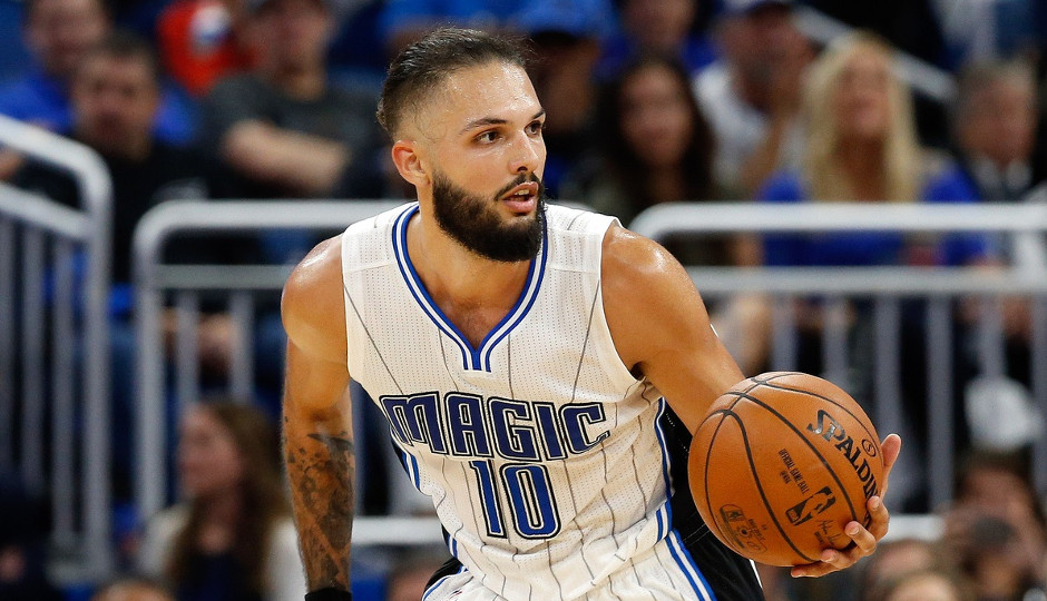 Evan Fournier is leading the Magic in scoring at 16.7 points per game | Kim Klement-USA TODAY Sports