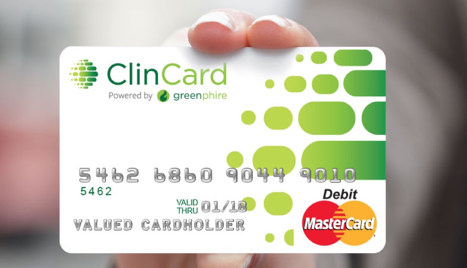 Greenphire's ClinCard. |Photo courtesy of Greenphire