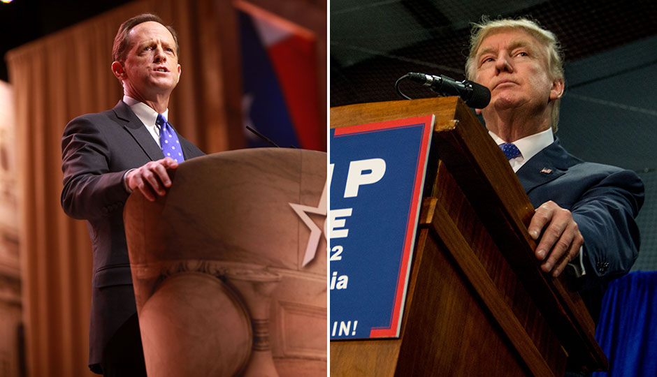 Pat Toomey; Donald Trump