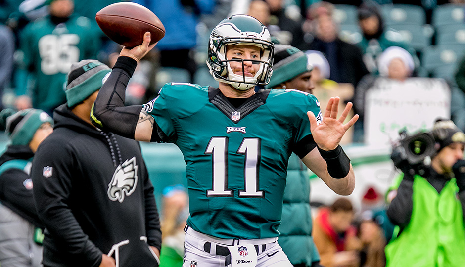 Carson Wentz. (Jeff Fusco)