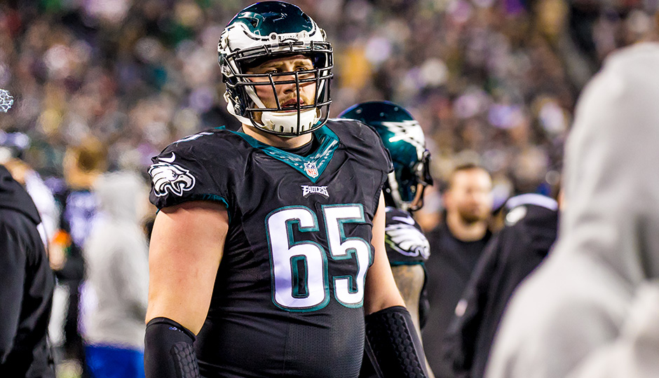 Lane Johnson. (Jeff Fusco)