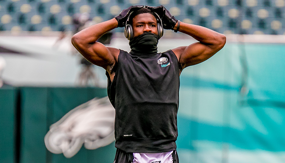 Nelson Agholor. (Jeff Fusco)