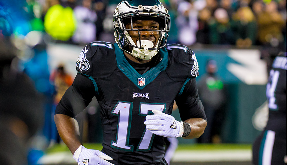 Nelson Agholor. (Jeff Fusco)