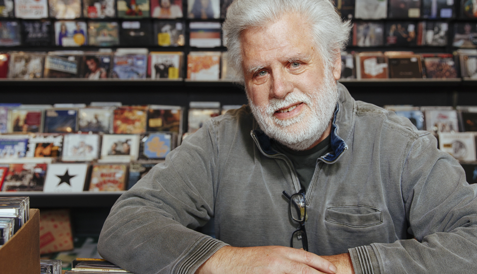 David Dye gets his hands dirty at Main Street Music | Photograph by Gene Smirnov