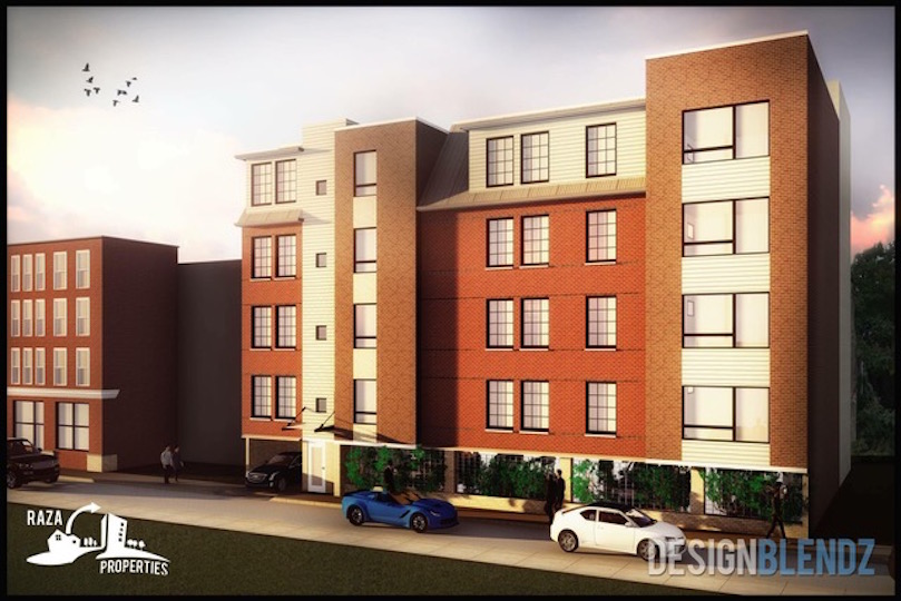 1727-37 Ingersoll St. | Rendering: DesignBlendz via Raza Properties