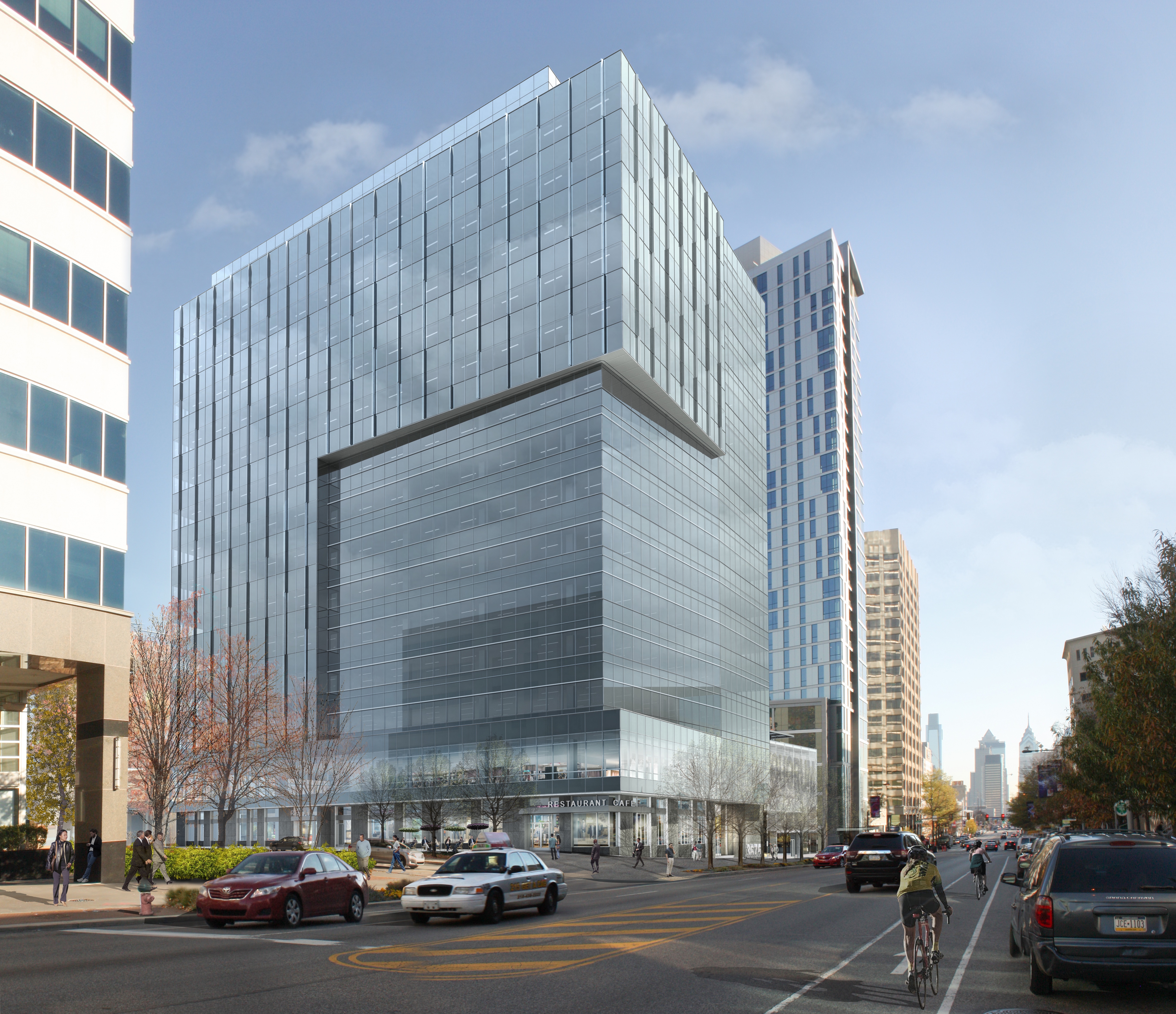 3675 Market Street - Southwest Corner.