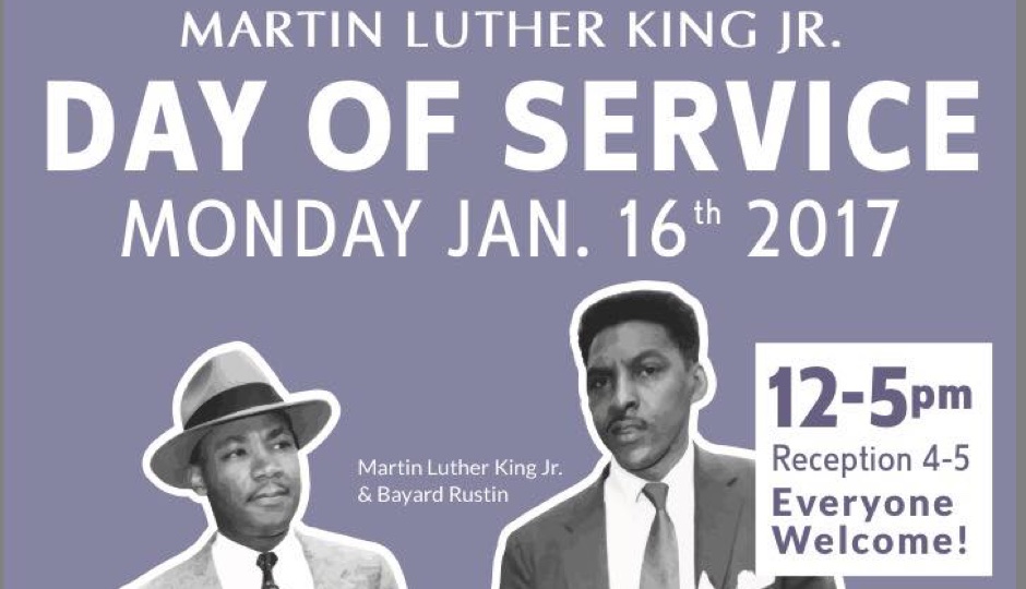 MLK Day of Service at William Way LGBT Community Center is on Monday, January 16th.