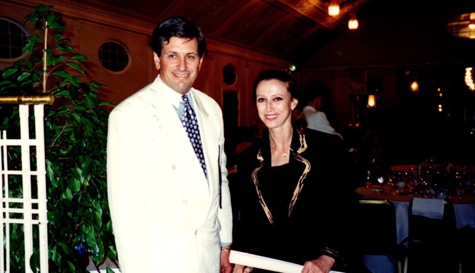 Randy with the late world famous ballerina Maya Plisetskaya.