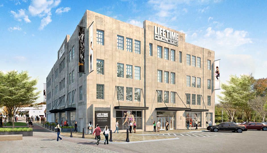 Rendering of Life Time Ardmore | Image courtesy Life Time