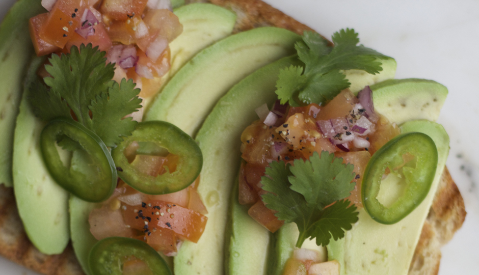 Avocado toast at the Juice Merchant | Photo courtesy the Juice Merchant 