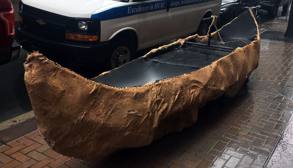 Canoe on Market Street