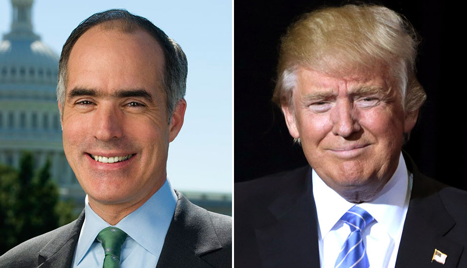 Bob Casey; Donald Trump
