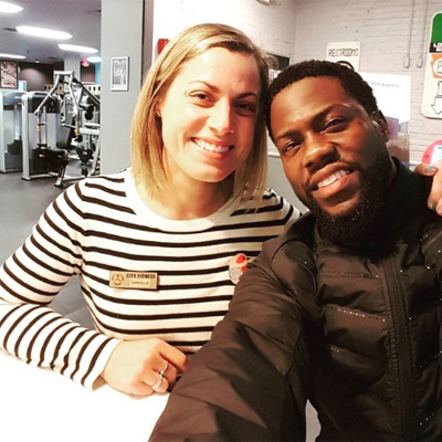 Kevin Hart at City Fitness | Photo via Instagram