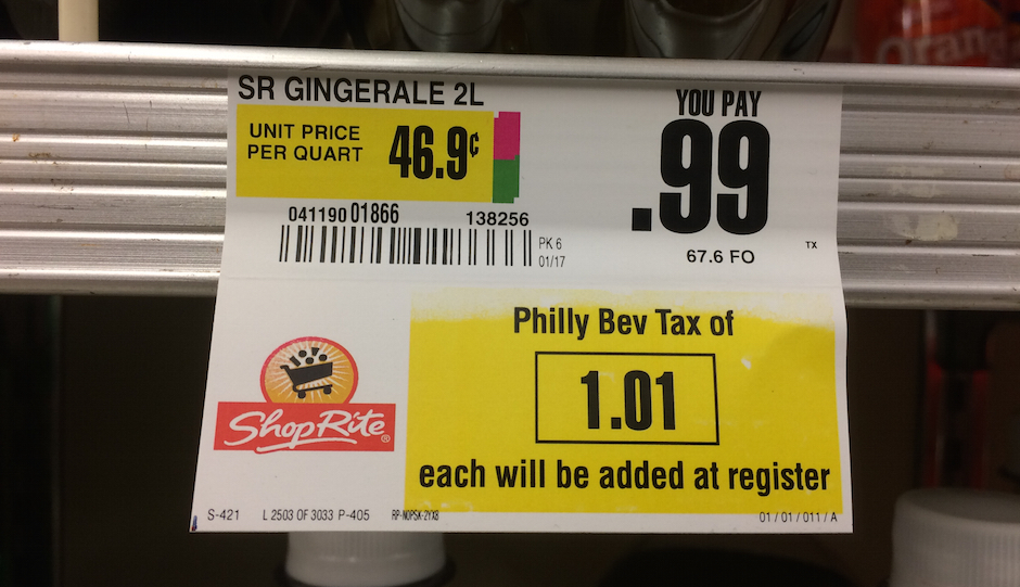 A 99-cent bottle of ginger ale becomes $2 at ShopRite. (Photo by Aria Fiorillo)