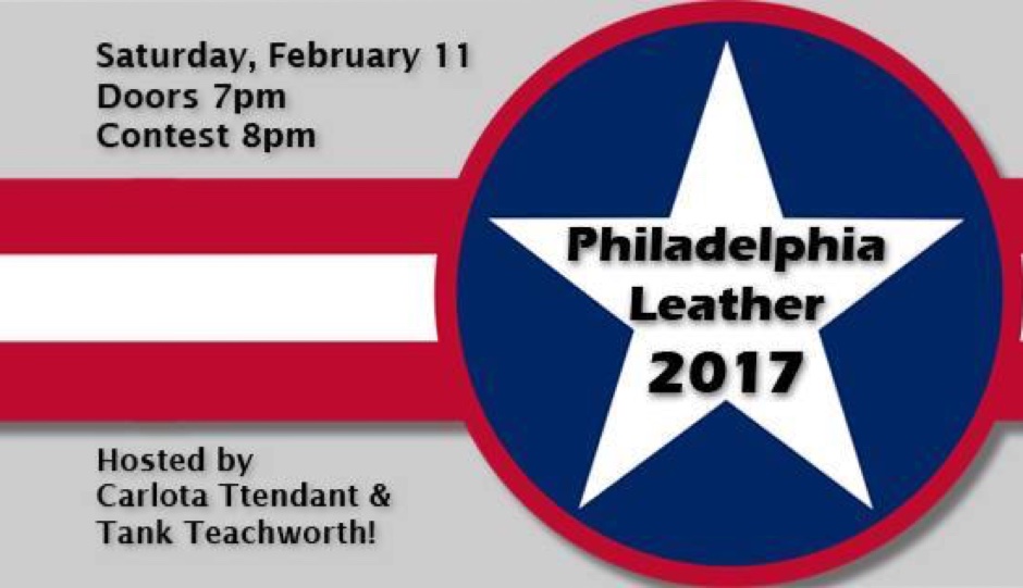 The Bike Stop and Philadelphians MC presents the Mr. & Ms. Philadelphia Leather Contest 2017 this Saturday.