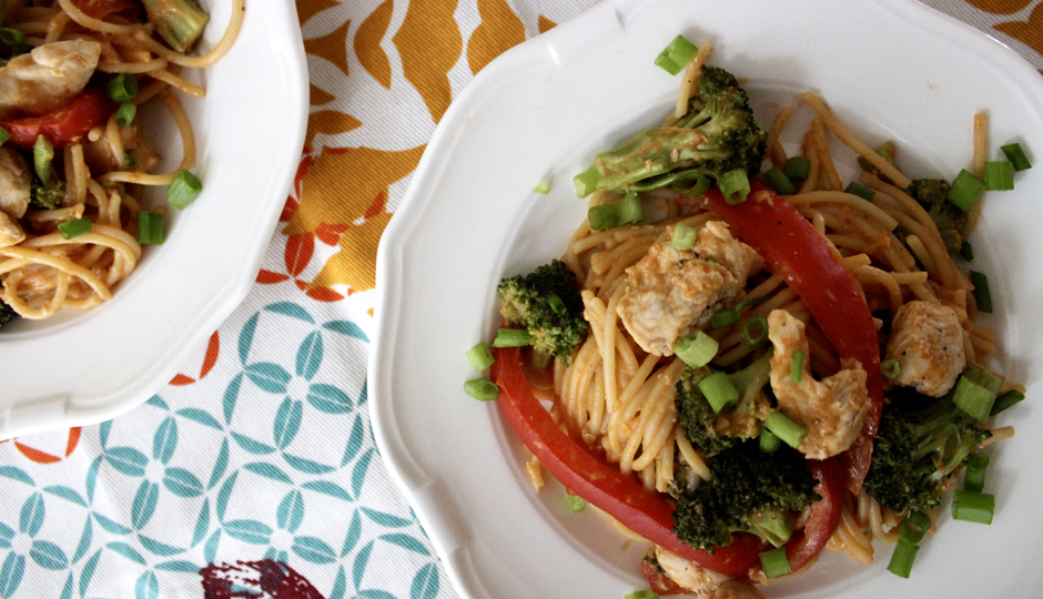 Thai Coconut Chicken and Pasta | Photo by Becca Boyd