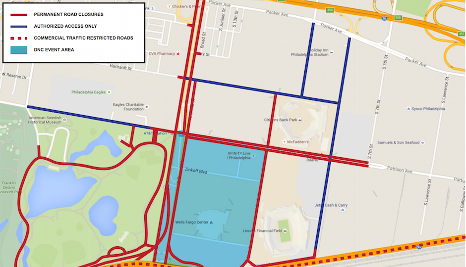 Map via the Secret Service