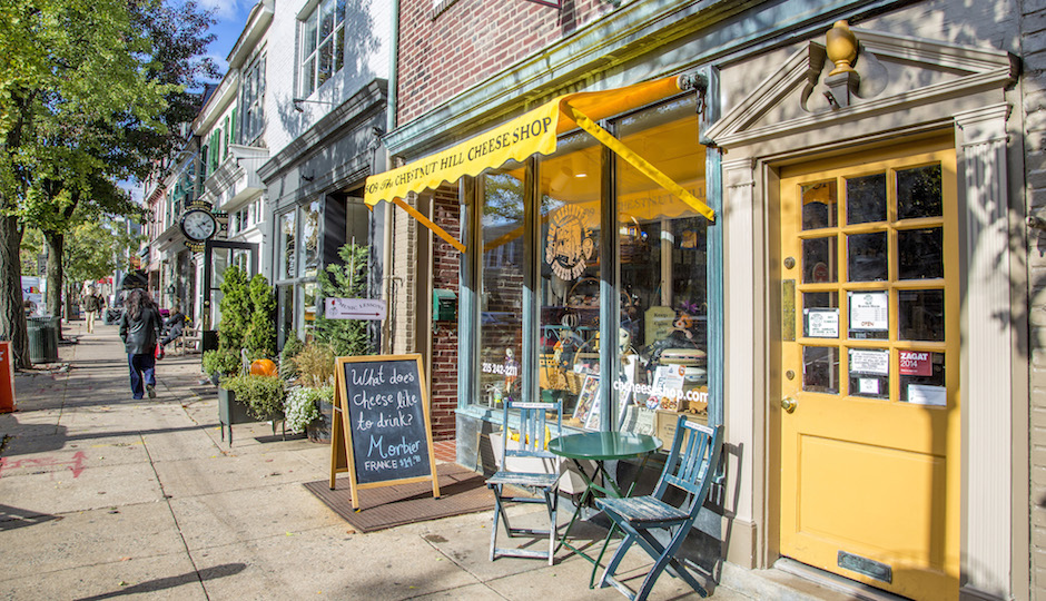 Green space and a village-like vibe together make Chestnut Hill distinctive among Philly neighborhoods. A panel discussion on April 21 will examine how it can maintain its distinctive character while accommodating growth and change. | Photo: Herb Engelberg/The Sivel Group