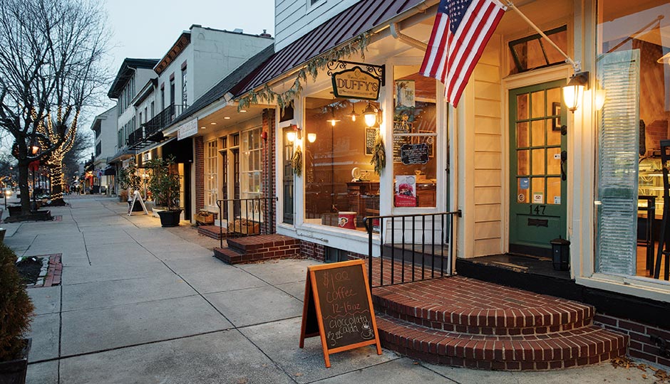 Duffy’s Fine Chocolate, one of the new Haddonfield businesses in a new property tax program. Photograph by Gene Smirnov