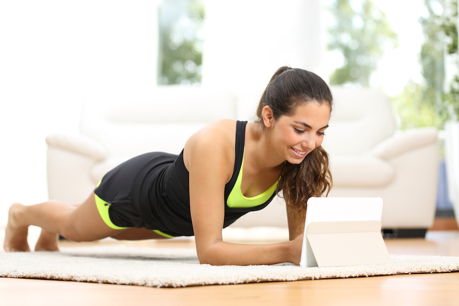 Yes, you can get in amazing wedding shape right in your own home—on your own time // iStockphoto
