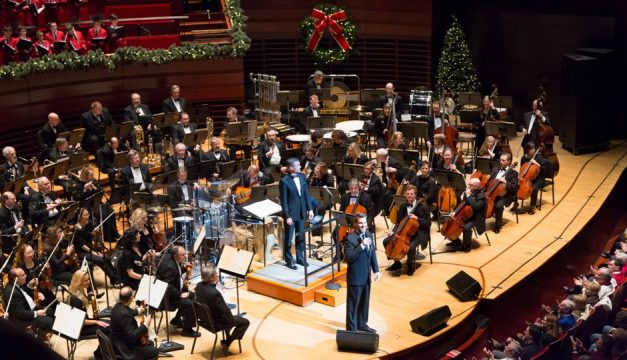 Hugh Panaro with the Philly Pops orchestra. 