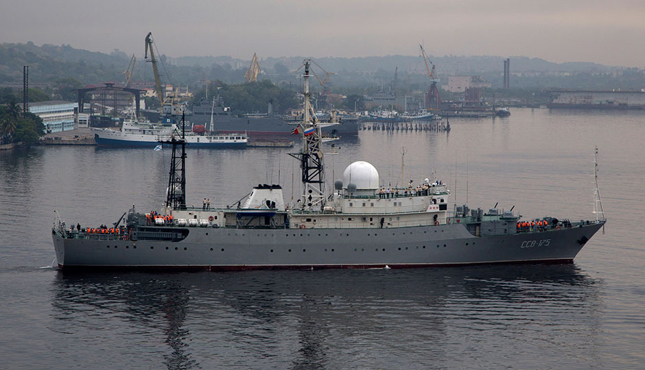 SS Viktor Leonov in Havana, Cuba