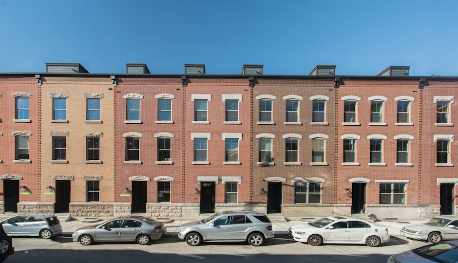 Several of Southwark on Reed's luxury townhomes | Images courtesy of Wanger Group