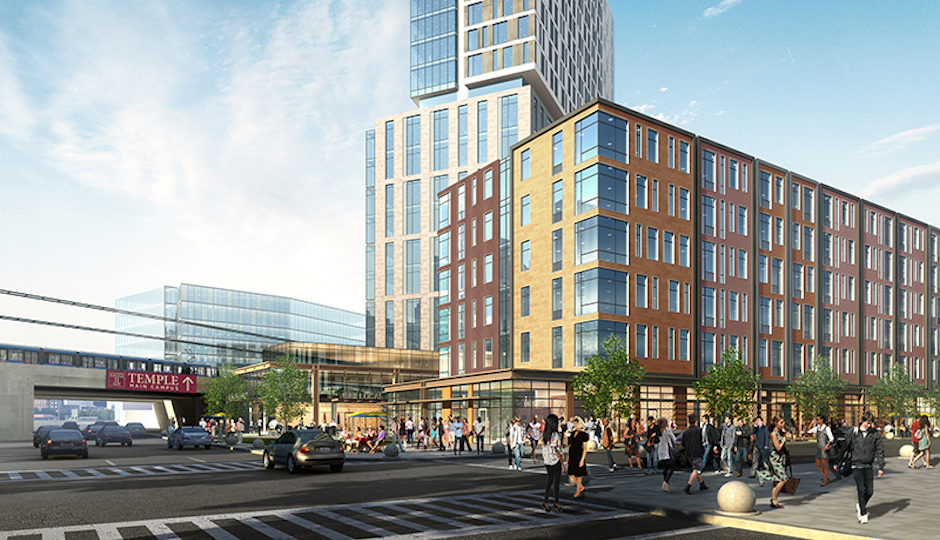 A view of the proposed North Station District development's first phase. | Rendering: Spagnolo Group Architecture
