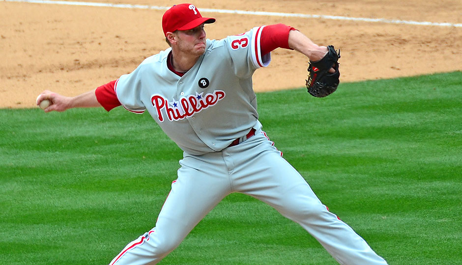 Roy Halladay pitching